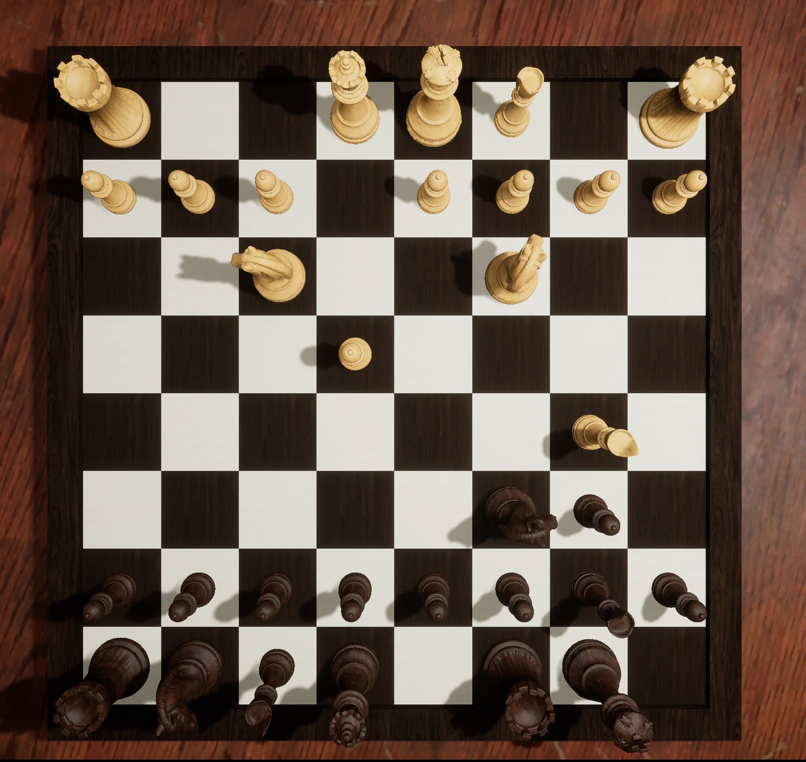 Serene Chess kingside castling after the move