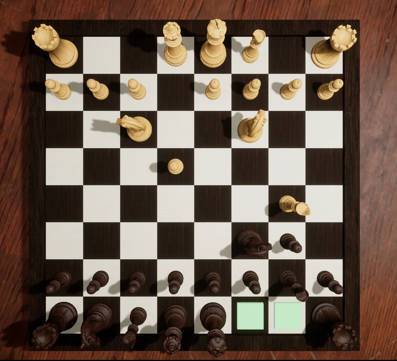 Serene Chess kingside castling before the move