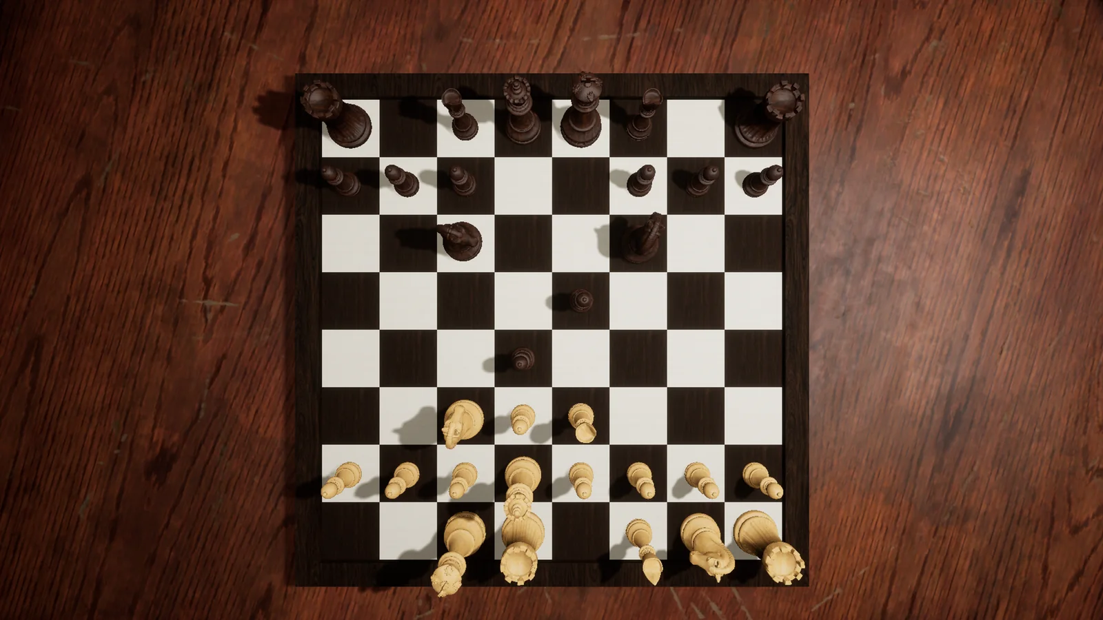 Serene Chess queenside castling after the move