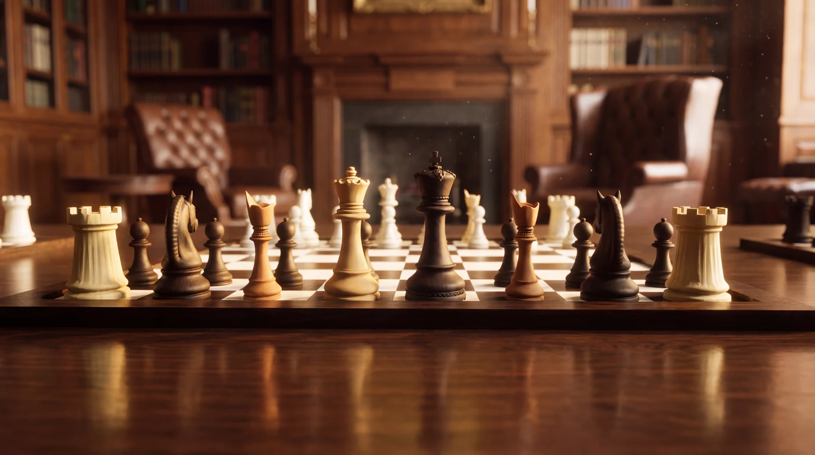 Serene Chess promotional atmosphere artwork