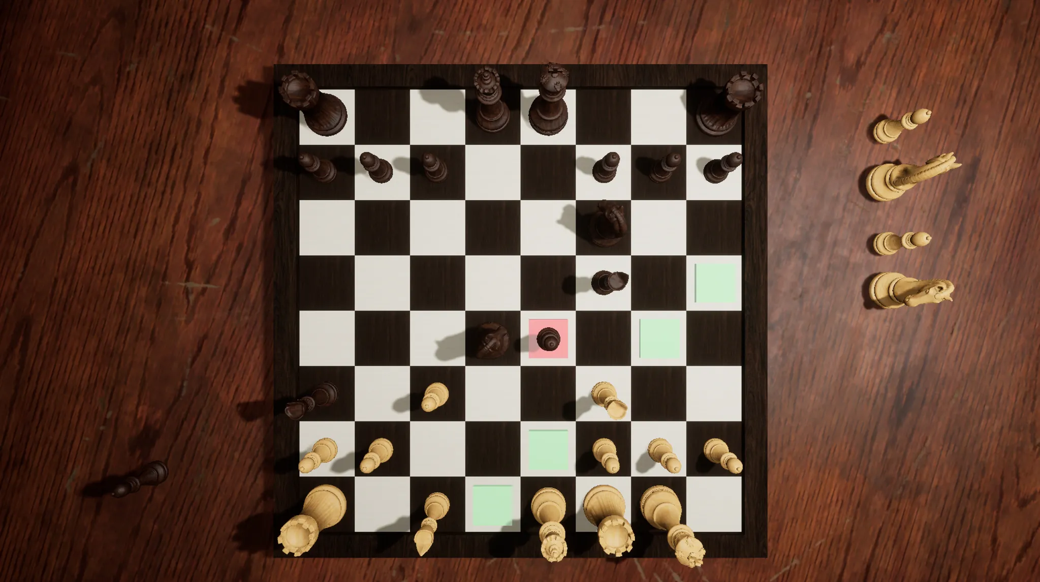 Serene Chess gameplay viewed from the dark side